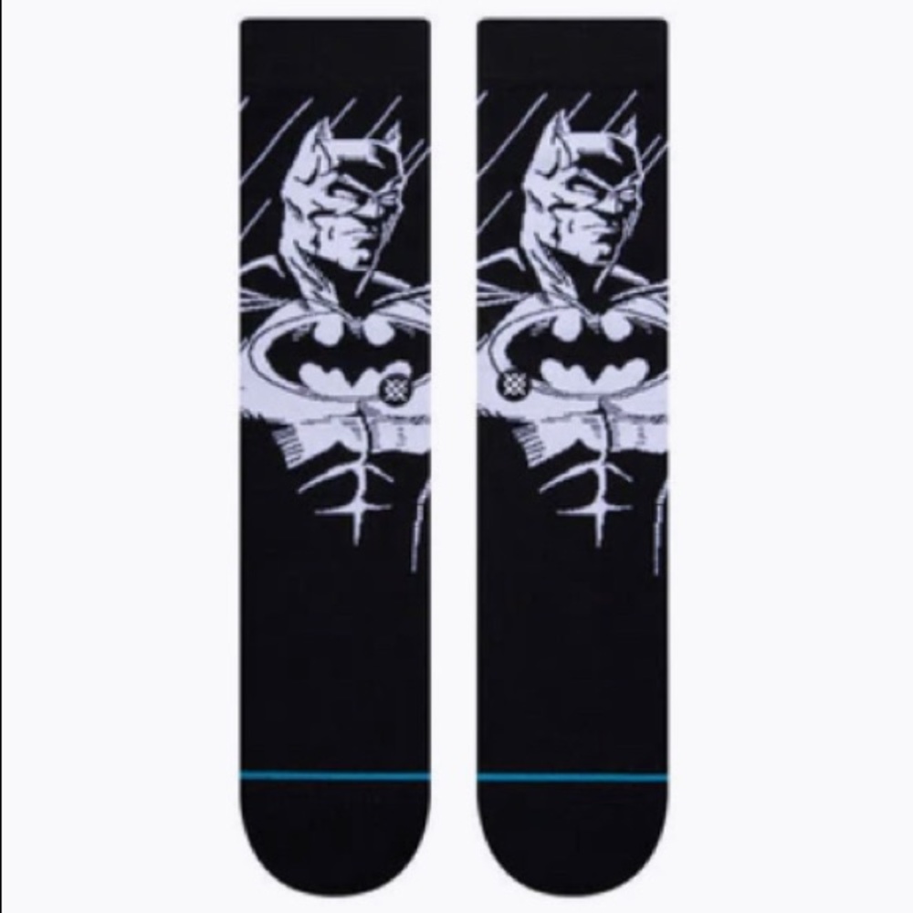Stance -BATMAN CREW SOCKS, Light Cushion, size medium